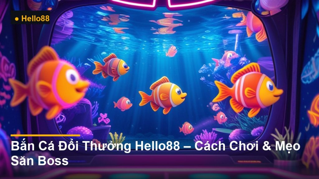 màn hình game bắn cá nhiều màu - Bắn Cá Đổi Thưởng Hello88 – Cách Chơi & Mẹo Săn Boss
