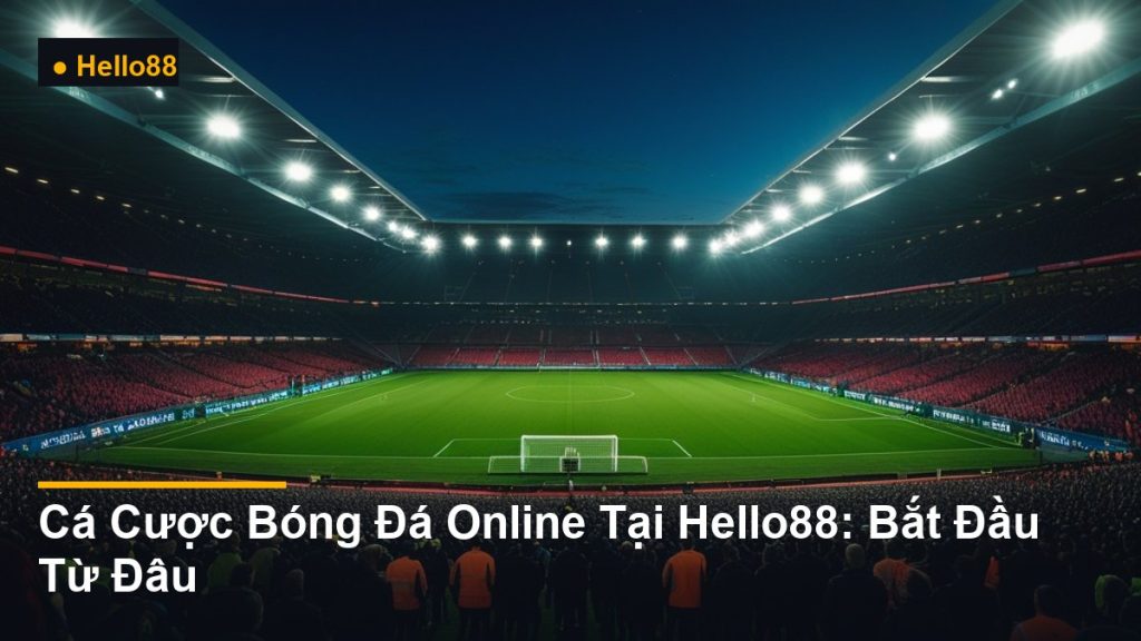 sân vận động bóng đá về đêm - Cá Cược Bóng Đá Online Tại Hello88: Bắt Đầu Từ Đâu