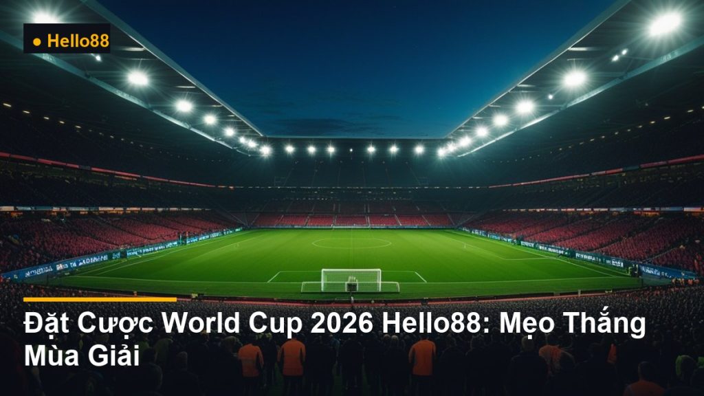 sân vận động bóng đá về đêm - Đặt Cược World Cup 2026 Hello88: Mẹo Thắng Mùa Giải